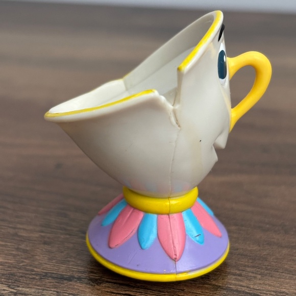 Disney Beauty And The Beast CHIP Tea Cup Burger King PULL BACK Figure Toy Wheels - Picture 4 of 7